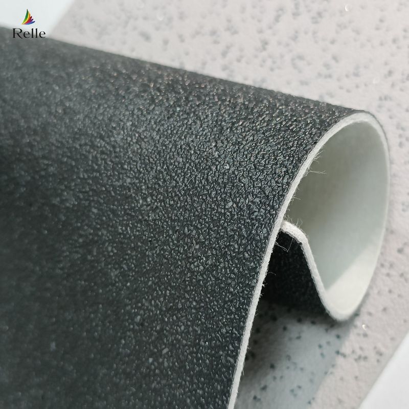 Anti Slip Safety Flooring Felt Back Emery PVC Safety Vinyl Flooring For Metro