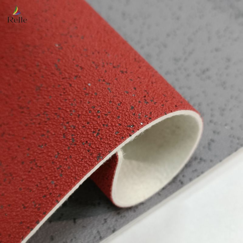 Vinyl Non Slip Safety Flooring UV Coating Relle Flooring For Train