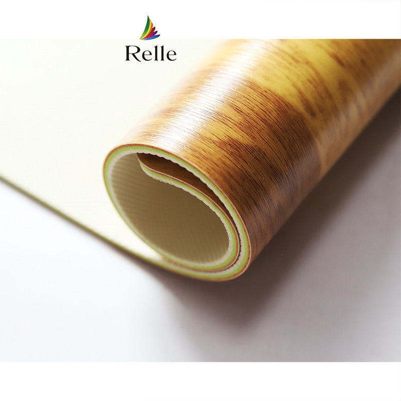 UV Coating Relle 4.5 mm Noiseless Foam Plastic Basketball Court Wood Vinyl PVC Flooring Carpet