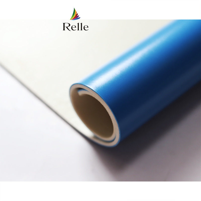 Excellent Wear Resistance 5mm Foam Backing Relle Color PVC Flooring Roll for Dance