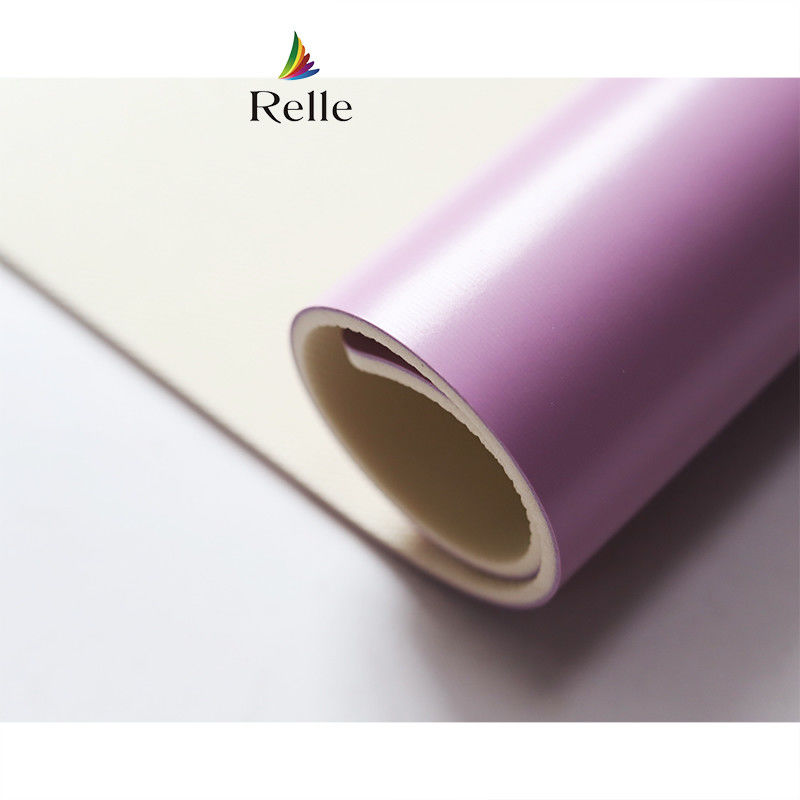 Excellent Wear Resistance 5mm Foam Backing Relle Color PVC Flooring Roll for Dance