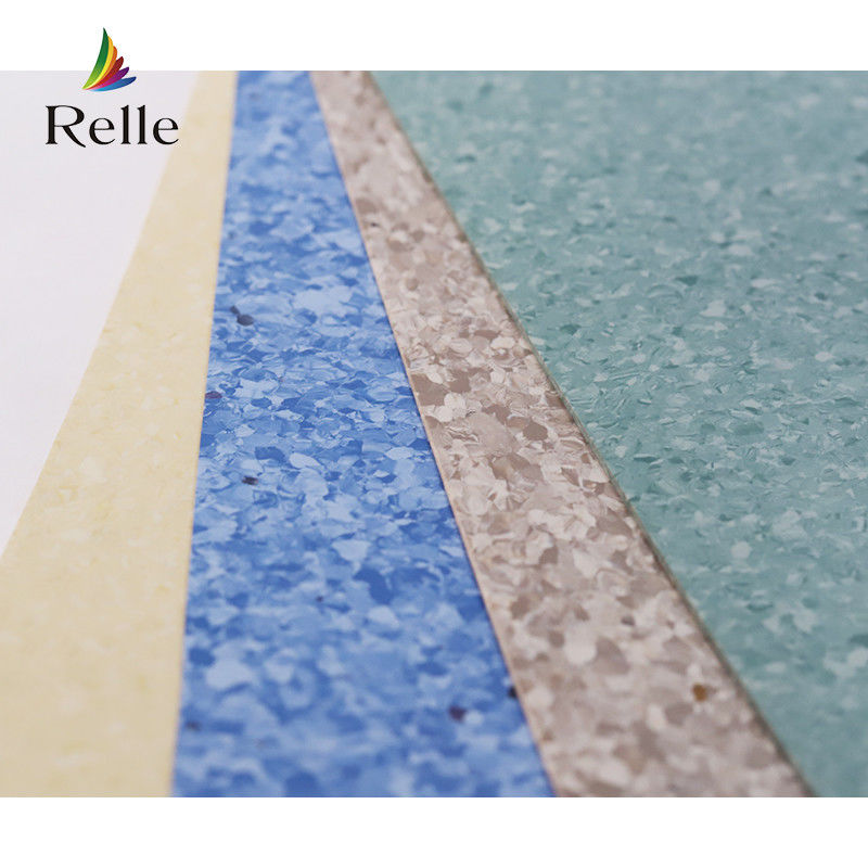 Airport Sheet Linoleum Flooring Linseed Oil / Rosin Coated Grey Lino Flooring