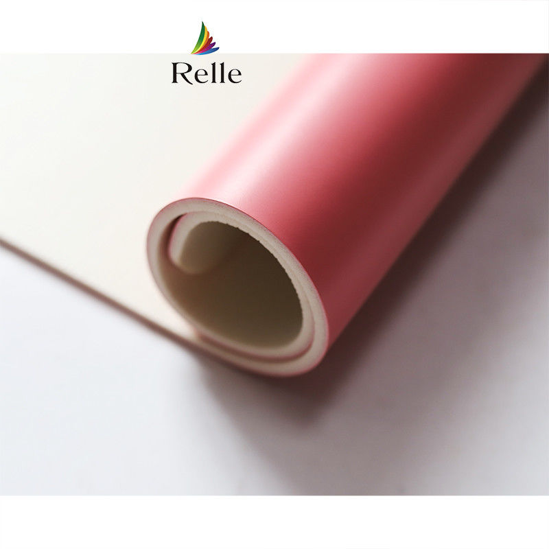 Relle White Gloss Seamless PVC Vinyl Flooring Roll for Dance Studio SGS Certified PVC