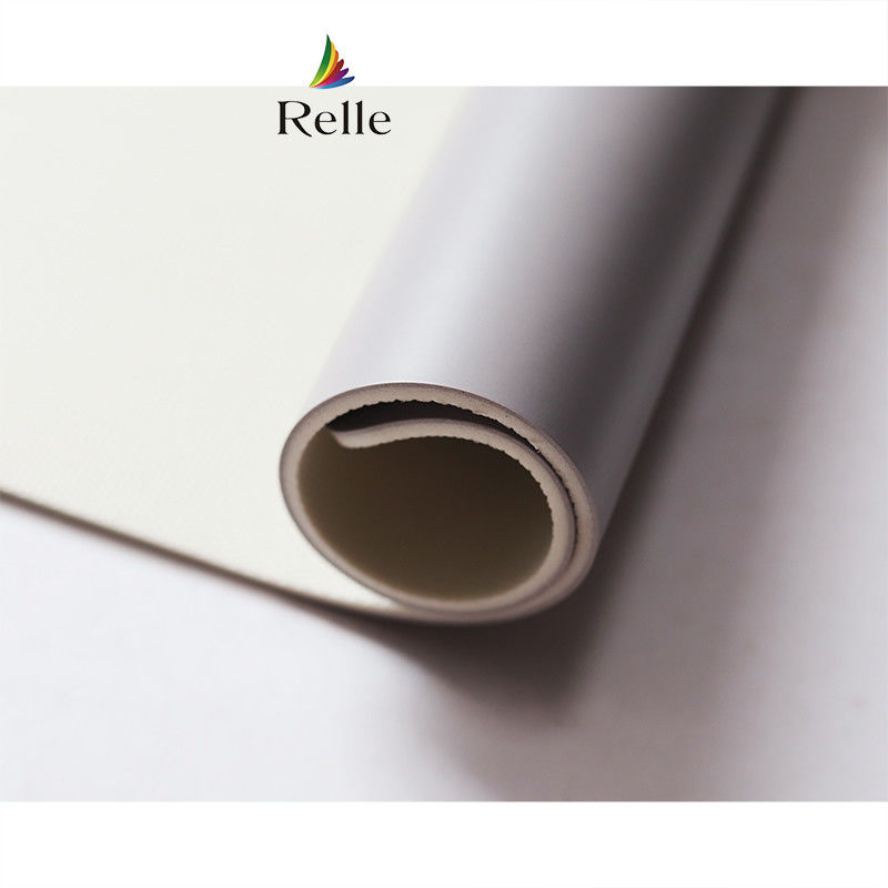 Relle White Gloss Seamless PVC Vinyl Flooring Roll for Dance Studio SGS Certified PVC