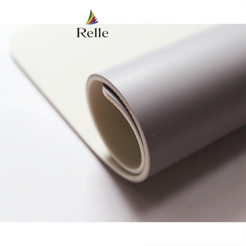 Relle White Gloss Seamless PVC Vinyl Flooring Roll for Dance Studio SGS Certified PVC