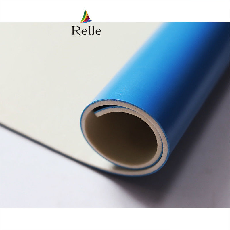 Relle White Gloss Seamless PVC Vinyl Flooring Roll for Dance Studio SGS Certified PVC