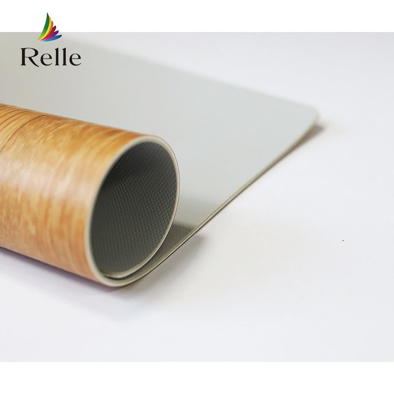 Relle 3.8m PVC Heterogeneous Vinyl Flooring Roll Sheet Certificate CE / SGS / ISO9001