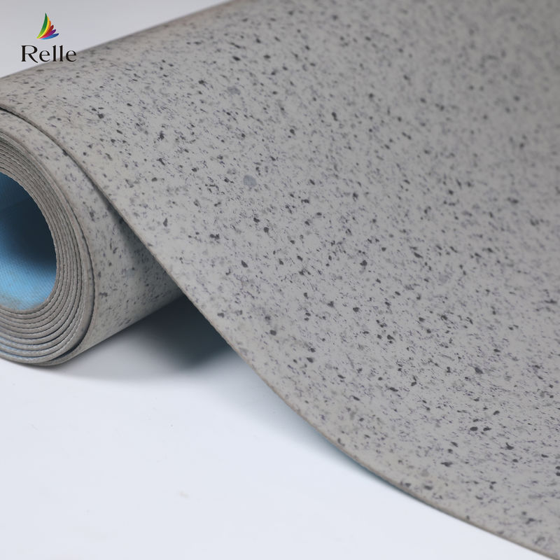 Indoor Office Wear Resistant PVC Vinyl Flooring Roll with and T Grade Wear Resistance