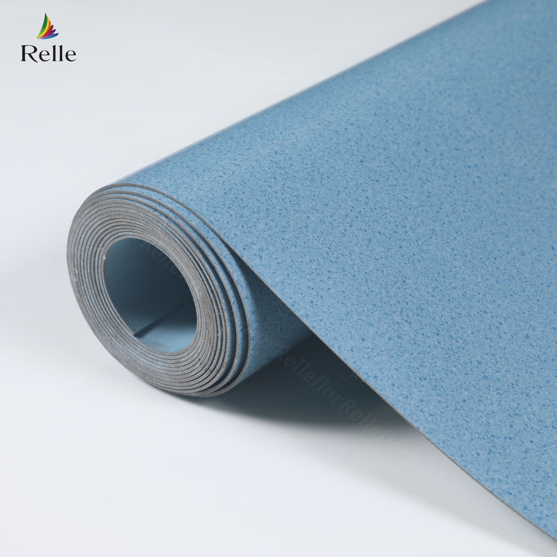 Indoor Office Wear Resistant PVC Vinyl Flooring Roll with and T Grade Wear Resistance