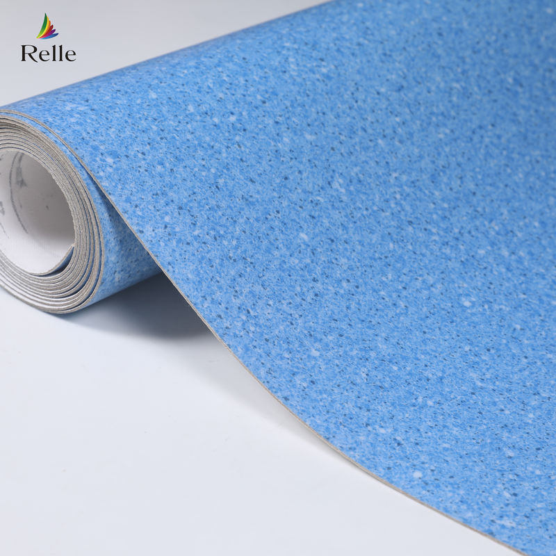 Indoor Office Wear Resistant PVC Vinyl Flooring Roll with and T Grade Wear Resistance