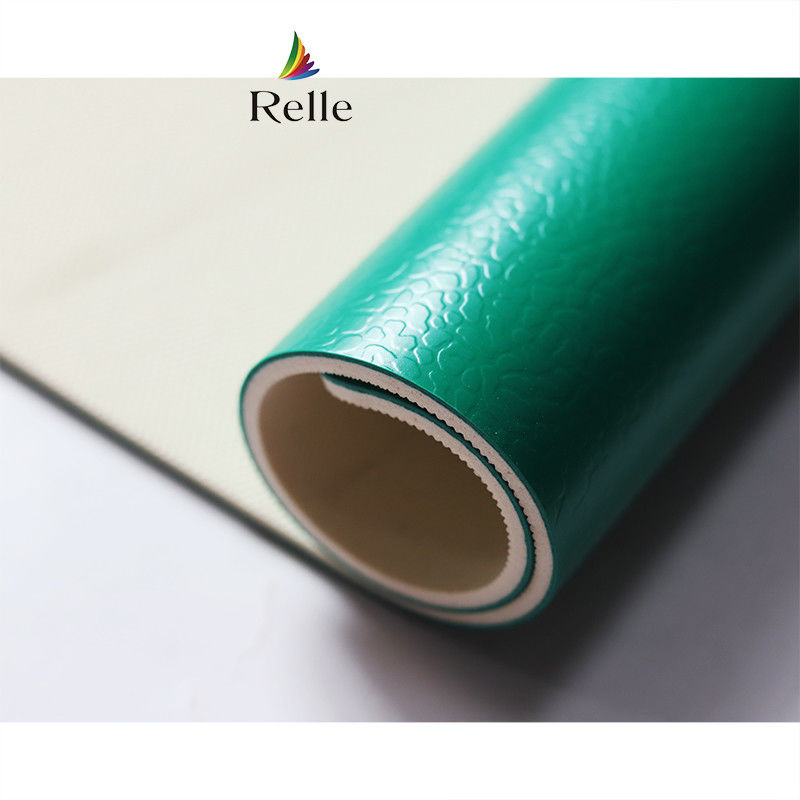 Indoor Relle 6mm Indoor Green Synthetic Badminton Court Flooring with Shock Absorption