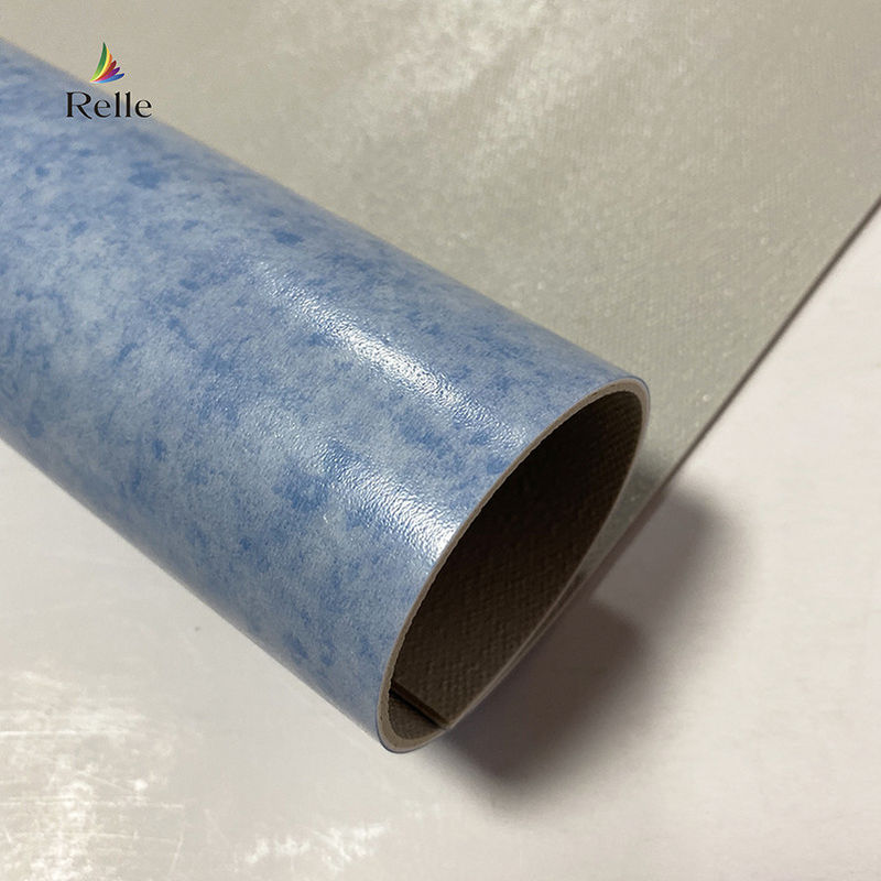 White Gray Vinyl Floor Mat Roll Heterogeneous Vinyl Flooring For Oman