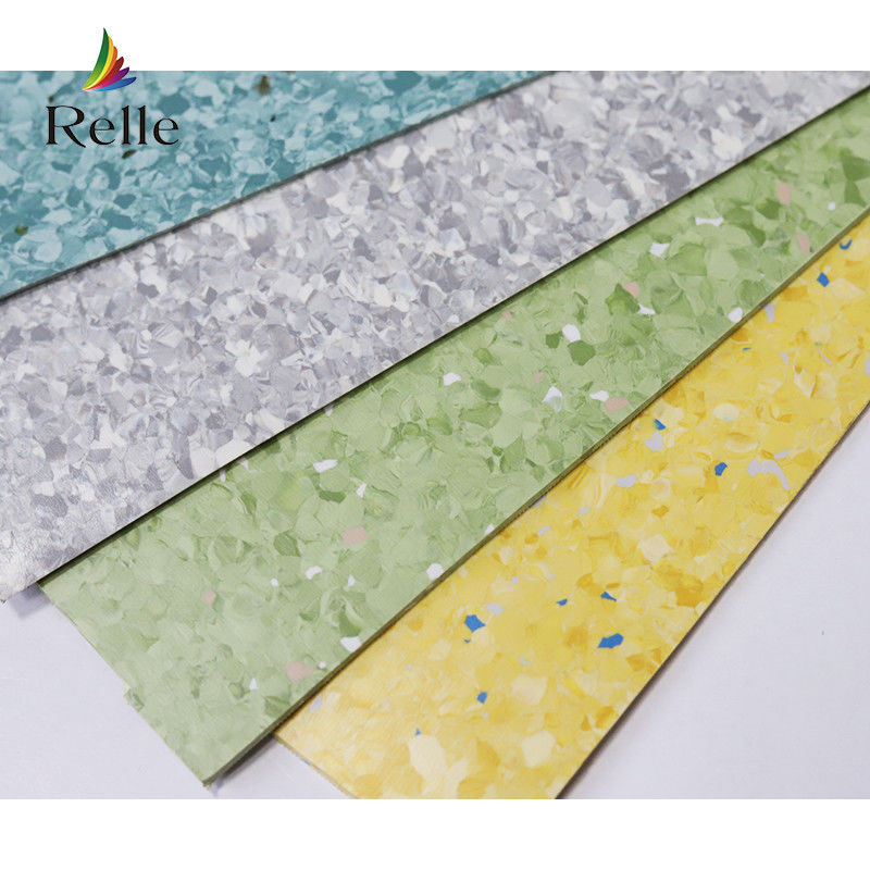 PUR Coating Relle Stock Lot Eco-Friendly PVC Light Beige Vinyl Anti-Static Floor for Laboratory