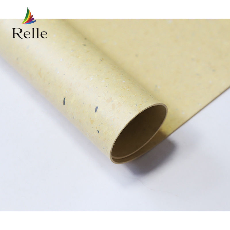 PUR Coating Relle Stock Lot Eco-Friendly PVC Light Beige Vinyl Anti-Static Floor for Laboratory