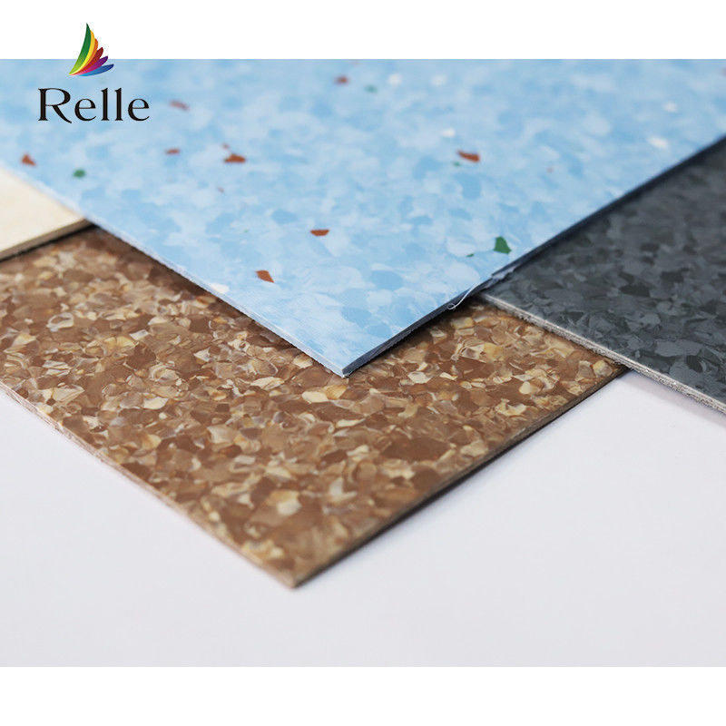 Hospital Flooring Accessories Blue PVC Floor and Skirting with Gule Installation