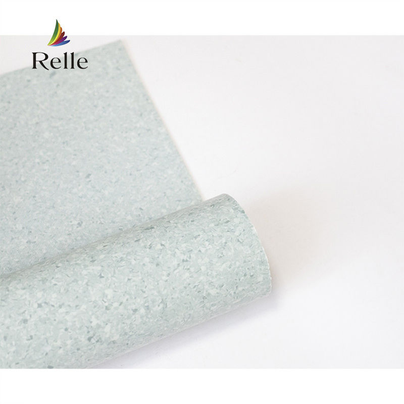 Hospital Flooring Accessories Blue PVC Floor and Skirting with Gule Installation