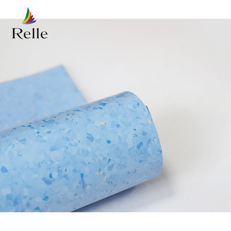Relle Court Homogeneous PVC Plastic Flooring Dry Back for Medical Grade Hospitals