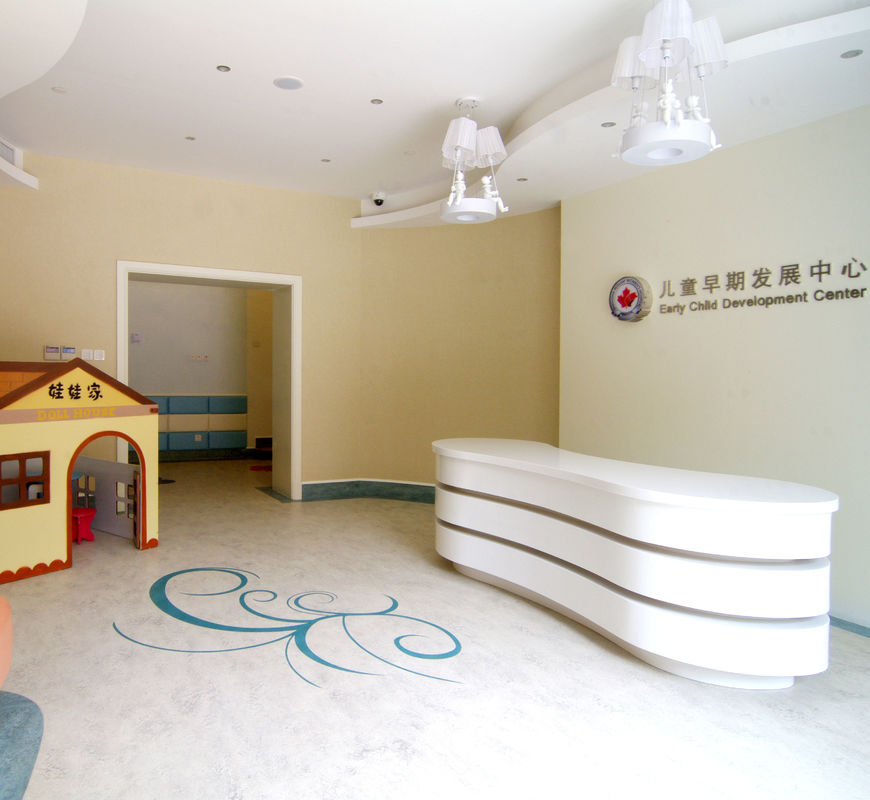 High Traffic Rubber Floor Sheet T Grade 15m Rubber Flooring For Hospitals