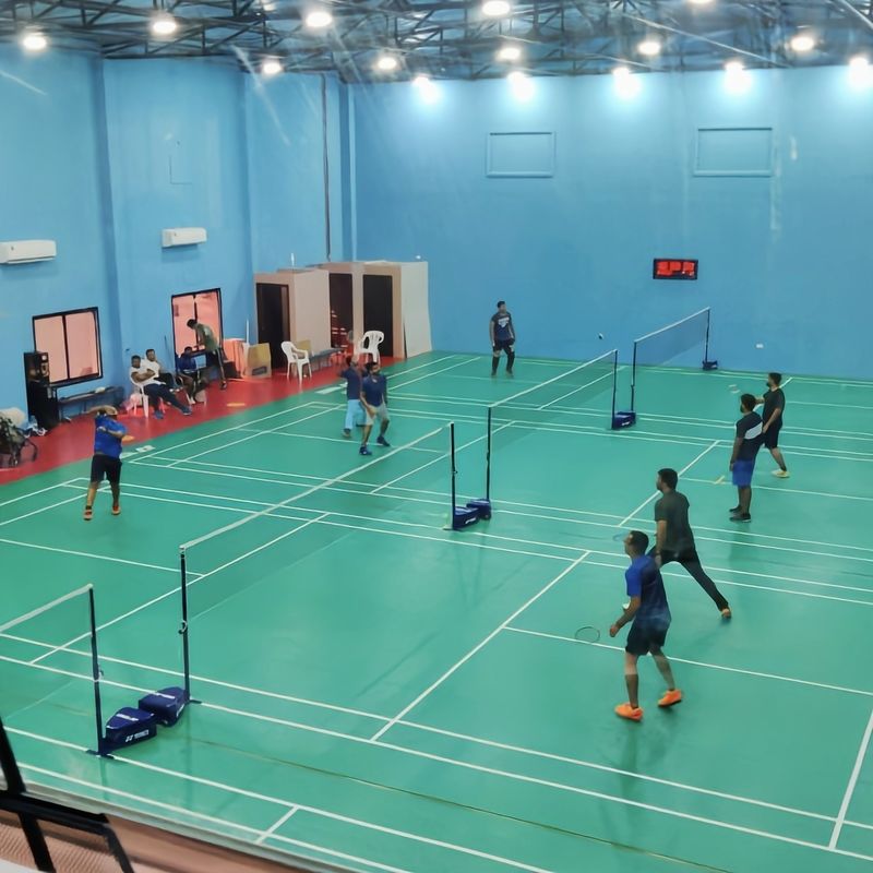 Glue Down Installation Relle PVC 6mm Indoor Badminton Carpet Floorings Roll for Sport
