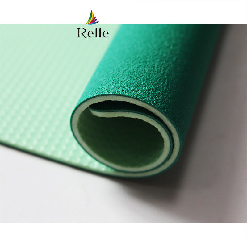 Green Badminton Court Sports Floor Mat Roll in Relle Synthetic PVC Material for Sport