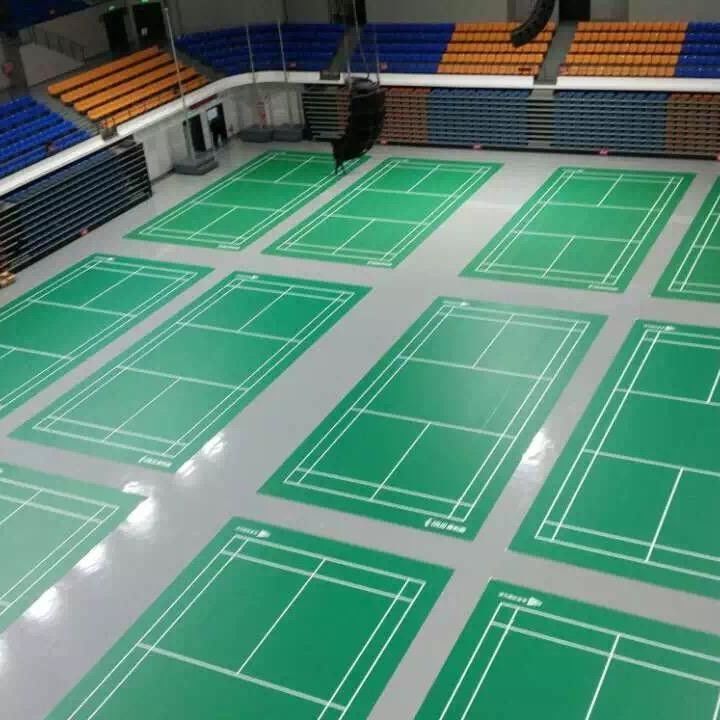 Floor Accessories Provided Relle PVC Vinyl Flooring Rolls for Indoor Badminton Court