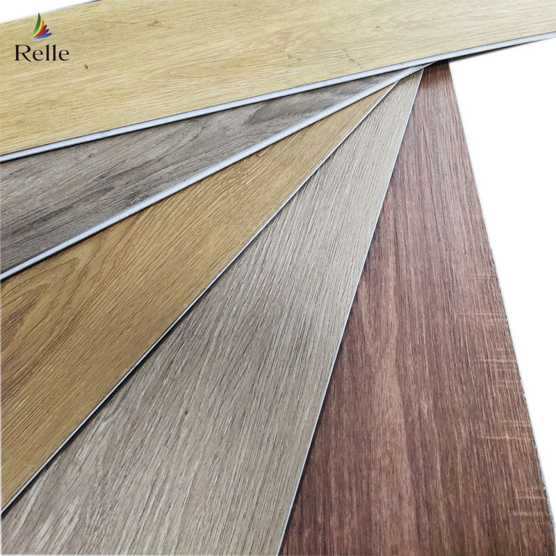 PVC SPC Flooring Wood Look Vinyl Plank 8mm Hybrid Flooring With Limestone Embossed