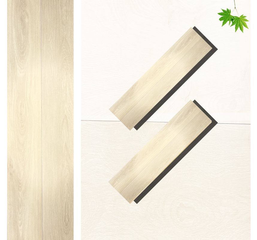 PVC SPC Flooring Wood Look Vinyl Plank 8mm Hybrid Flooring With Limestone Embossed