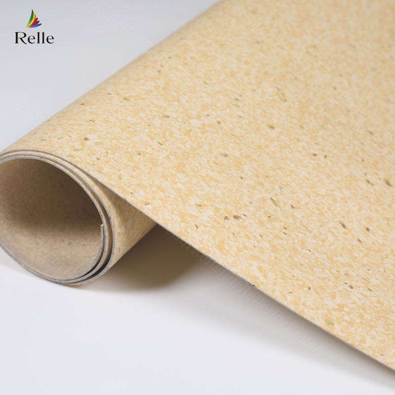 Hospital/School/Airport/Lab/Theatre 3m Width 3mm Thickness PVC Homogen Flooring Roll