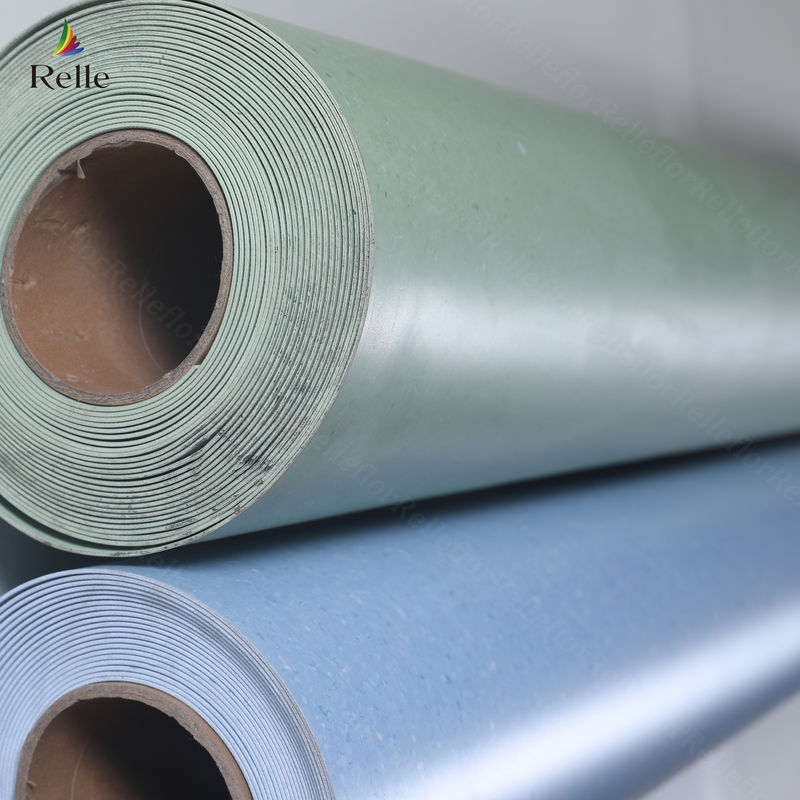 Hospital/School/Airport/Lab/Theatre 3m Width 3mm Thickness PVC Homogen Flooring Roll