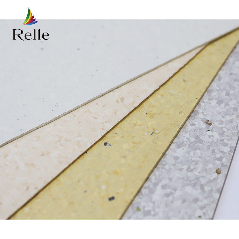 Smooth Relle 2mm Resilient Homogeneous Directional Roll PVC Vinyl Flooring for Supermarket