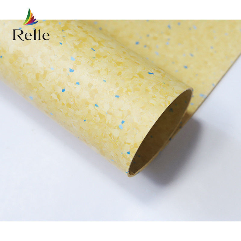 Indoor Banquet Hall Plain Texture Vinyl Flooring Roll with T Grade Wear Resistance