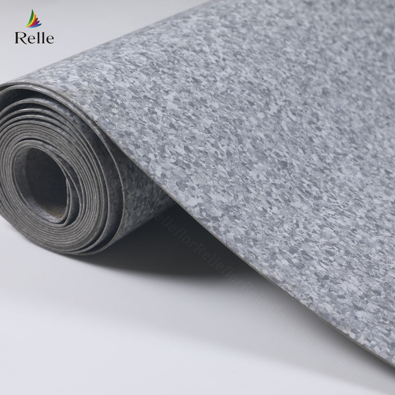 Anti Slip PVC Homogeneous Vinyl Flooring More than 1000 Kinds for Hospital Clinic
