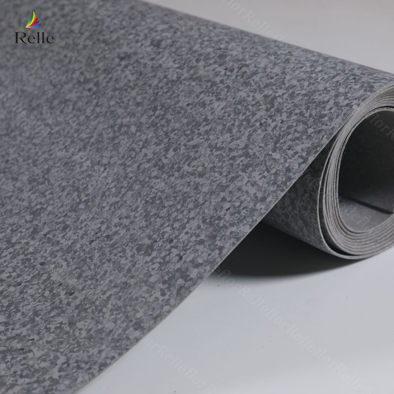 Relle PVC Homogeneous Vinyl Flooring for Hospital Application in Guangdong Per Roll