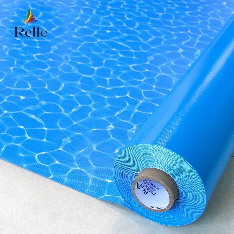 Waterproof Blue Mosaic Pool Liner 1.2mm 1.5mm Vinyl Liners For Inground Pools