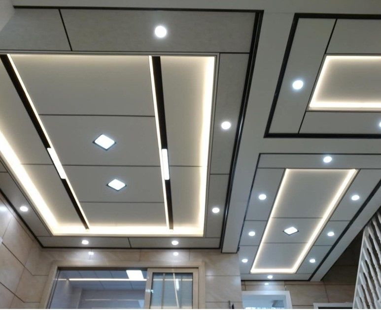 Aluminum Decorative Ceiling Tiles 2x2 Wood Look Ceiling Tiles For Hotel