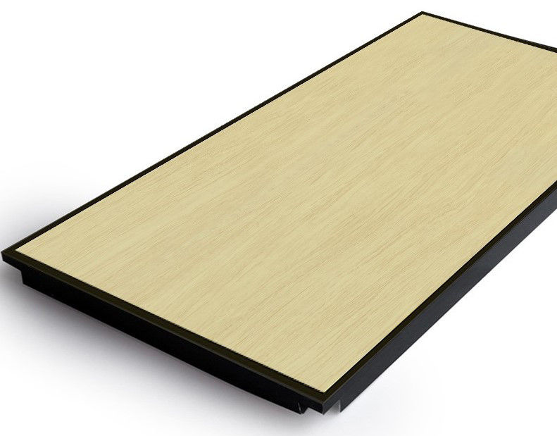 Aluminum Decorative Ceiling Tiles 2x2 Wood Look Ceiling Tiles For Hotel