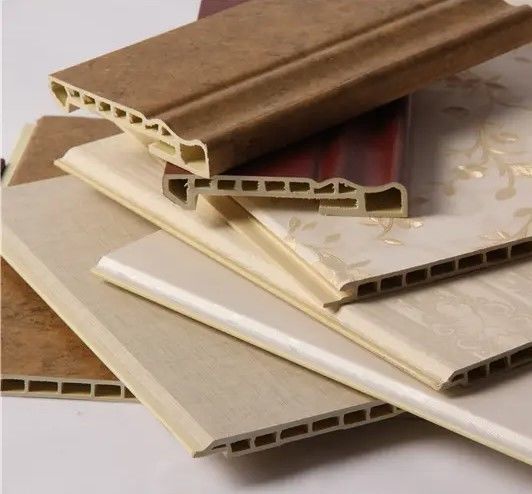 Integrated Decorative Wall Board With Bamboo Fiber Contemporary PVC Interior Wall Panels