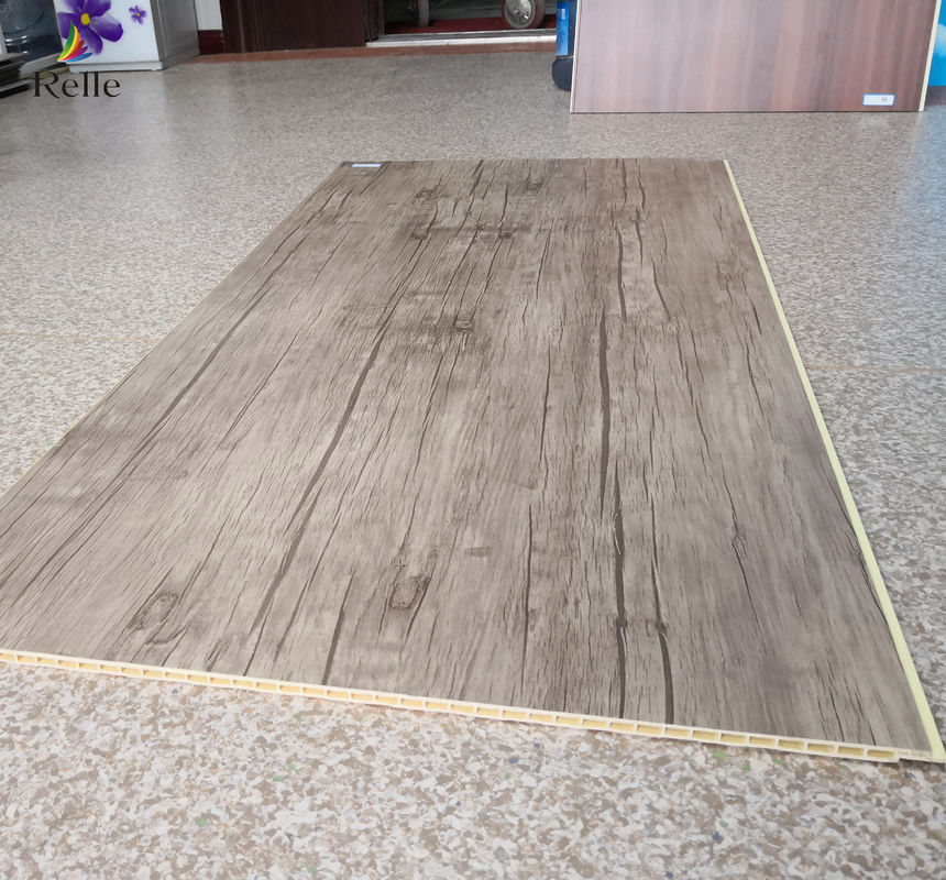 Integrated Decorative Wall Board With Bamboo Fiber Contemporary PVC Interior Wall Panels