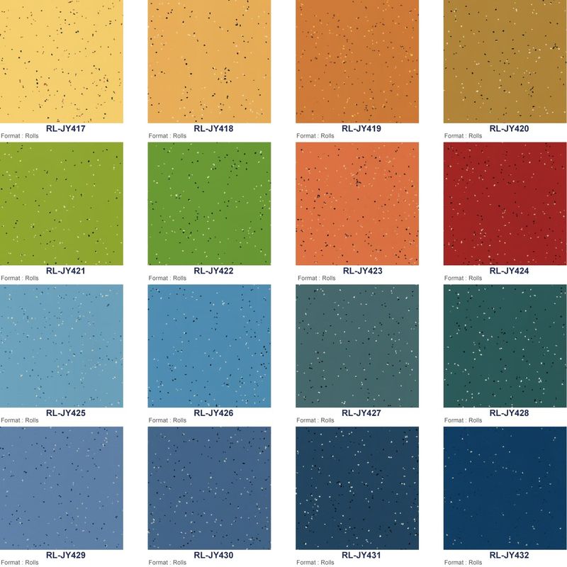 Relle Rubber Vinyl Flooring Roll 2mm-5mm Thickness Indoor Rubber Floor Tiles