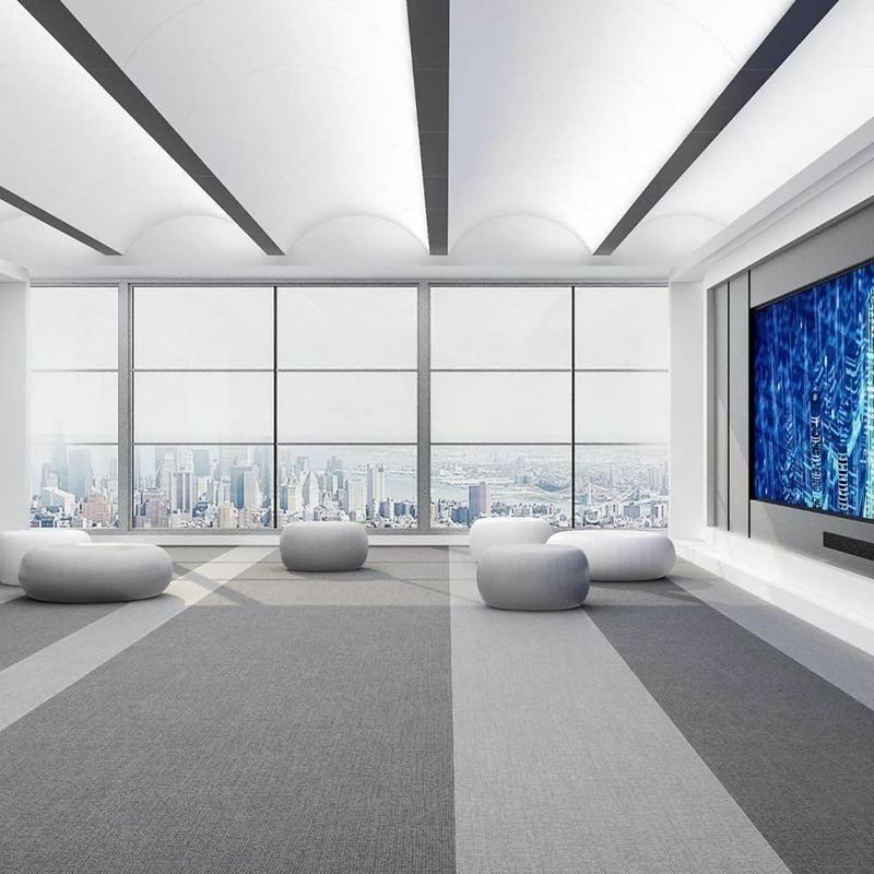 6.5mm 7mm Office Carpet Tiles Commercial Carpet Tiles For Hotel Bedroom Workplace