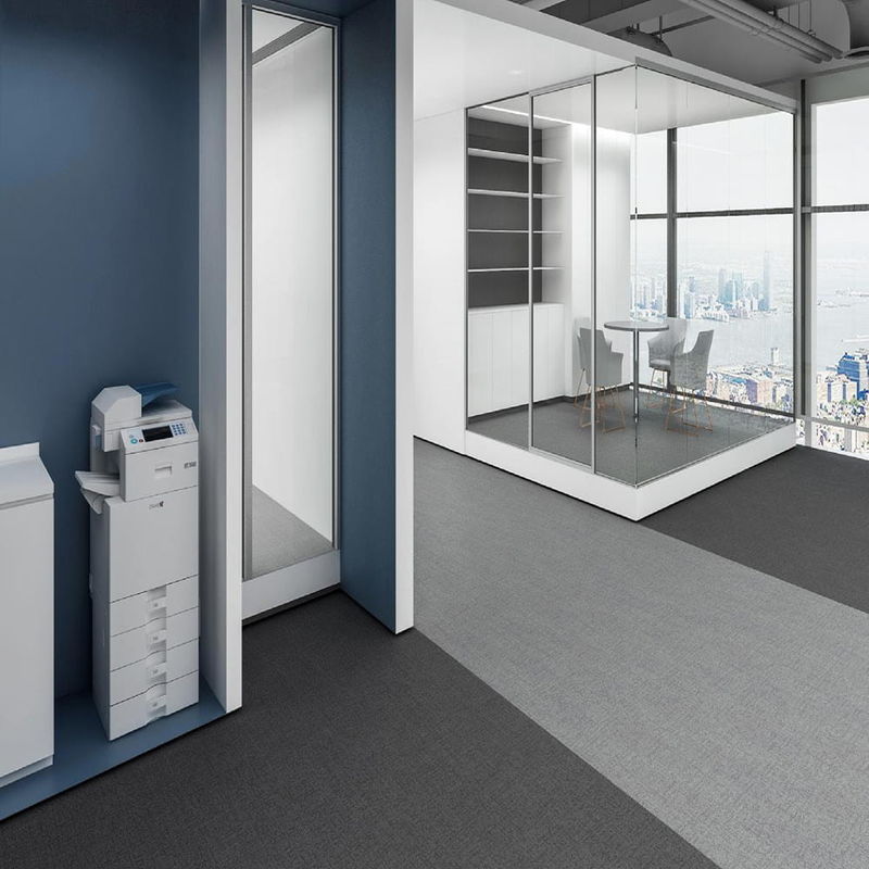 6.5mm 7mm Office Carpet Tiles Commercial Carpet Tiles For Hotel Bedroom Workplace