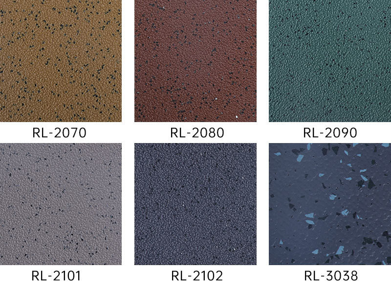 Anti-slip Relle PVC BUS Floor 2.0mm Thickness Hardness 82 Shore A