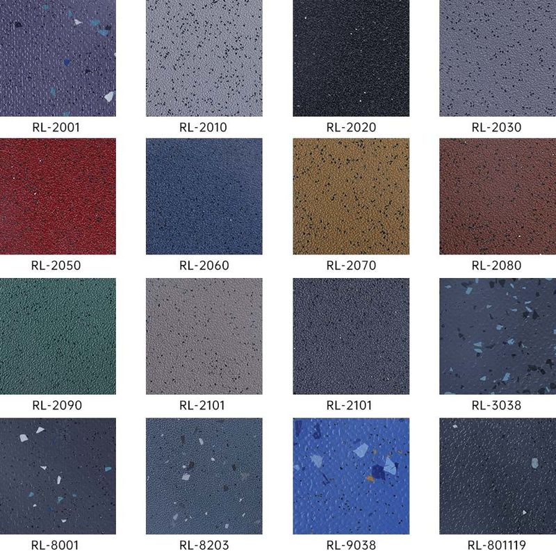 Anti-slip Relle PVC BUS Floor 2.0mm Thickness Hardness 82 Shore A