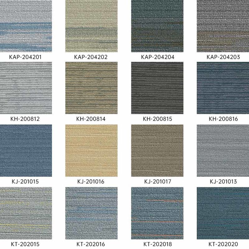 Antifouling Non-slip Carpet Glass Fiber Reinforced PVC Backing For High-Flow Area