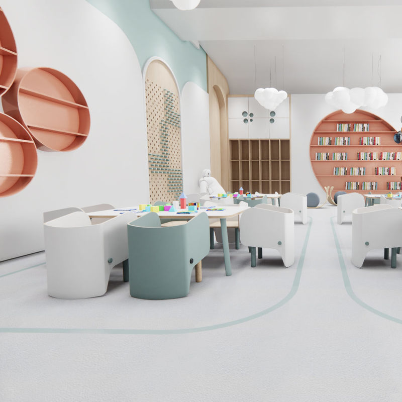 Commercial-Grade Durability PVC Vinyl Tiles for Offices Retail Stores and Modern Spaces