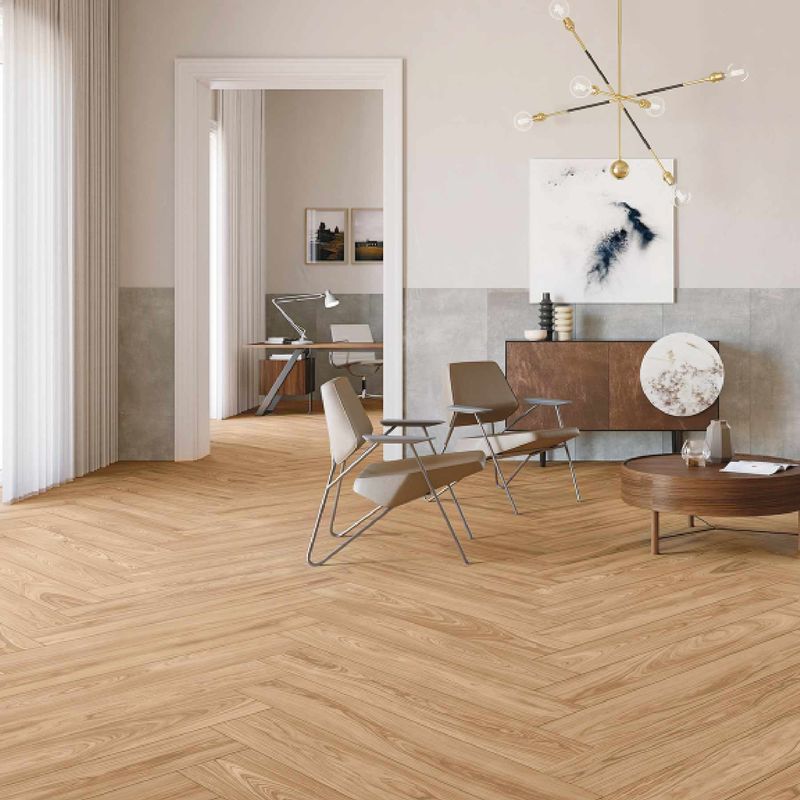 SPC Flooring Waterproof Durable and Easy to Install PVC Vinyl Tiles for High-Traffic Areas in Commercial Settings