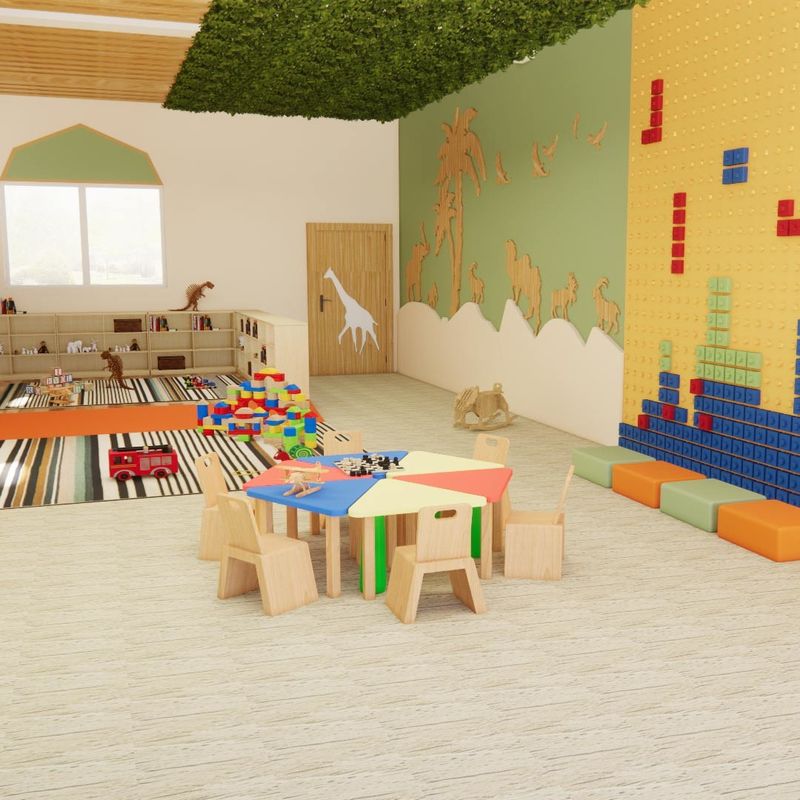 SPC Flooring with Easy Installation PVC Vinyl Tiles for High-Traffic Areas