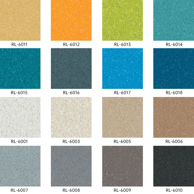 Commercial Grade Homogeneous Flooring Formaldehyde-Free and Waterproof for High-Traffic Areas