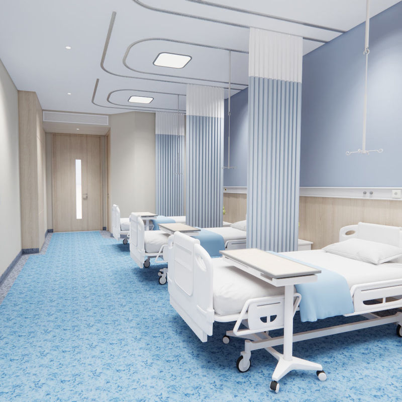 Easy to Clean Heterogeneous Flooring for Busy Spaces Durable Stain Resistant and Multi-Layer Structure RELLE Flooring