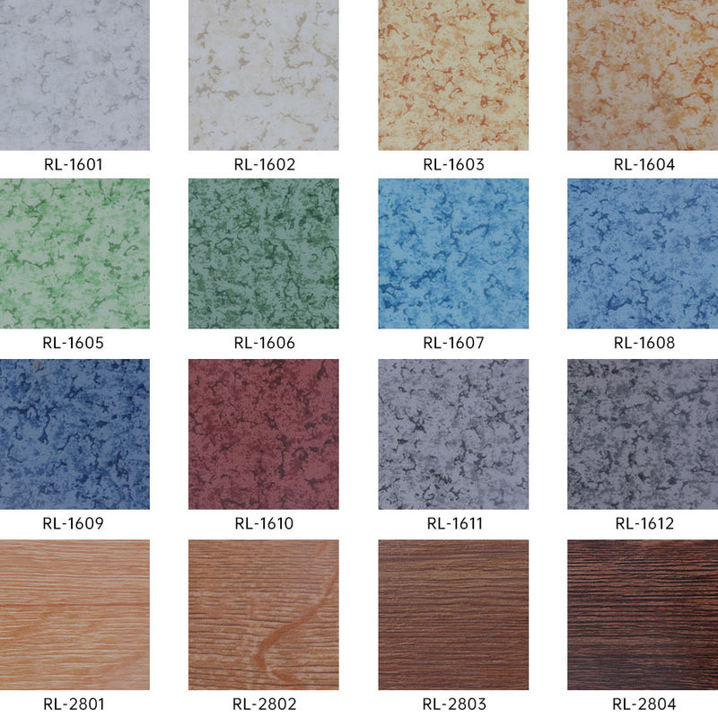 Easy to Clean Heterogeneous Flooring for Busy Spaces Durable Stain Resistant and Multi-Layer Structure RELLE Flooring